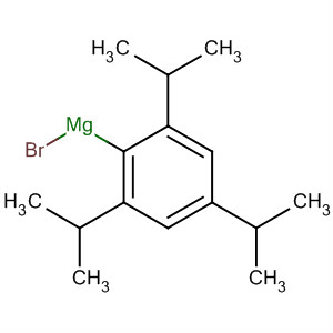 Structure of Magnesium, bromo[2,4,6-tris(1-methylethyl)phenyl]-