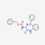 (Z)-BENZYL 2-OXO-5-PHENYL-2,3-DIHYDRO-1H-BENZO[E][1,4]DIAZEPIN-3-YLCARBAMATE结构式