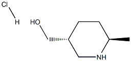 Structure of [(3R,6R)-6-Methylpiperidin-3-yl]Methanol hcl