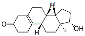 Structure of (8S,9S,13S,14S,17S)-17-hydroxy-13-methyl-2,4,6,7,8,9,11,12,14,15,16,17-dodecahydro-1H-cyclopenta[a]phenanthren-3-one