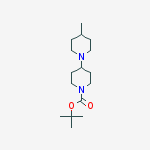 tert-Butyl 4-methyl-[1,4'-bipiperidine]-1'-carboxylate结构式