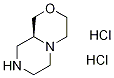 (S)-Octahydropyrazino[2,1-c]-[1,4]oxazine dihydrochloride结构式