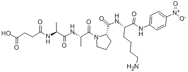 SUC-ALA-ALA-PRO-LYS-PNA结构式