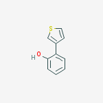 2-thiophen-3-ylphenol结构式