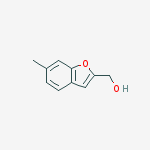 (6-Methylbenzofuran-2-yl)methanol结构式