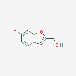 (6-Fluorobenzofuran-2-yl)methanol结构式