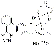 Structure of L-Valine, N-(1-oxopentyl-d9)-N-[[2'-(1H-tetrazol-5-yl)[1,1'-biphenyl]-4-yl]Methyl]-