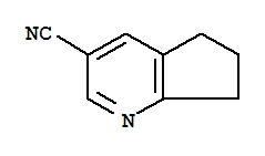 5H-Cyclopenta[b]pyridine-3-carbonitrile,6,7-dihydro-结构式