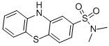 Structure of 2-DIMETHYL AMINO SULFONYL PHENTHIAZINE