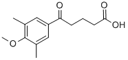 5-(3,5-DIMETHYL-4-METHOXYPHENYL)-5-OXOVALERIC ACID结构式