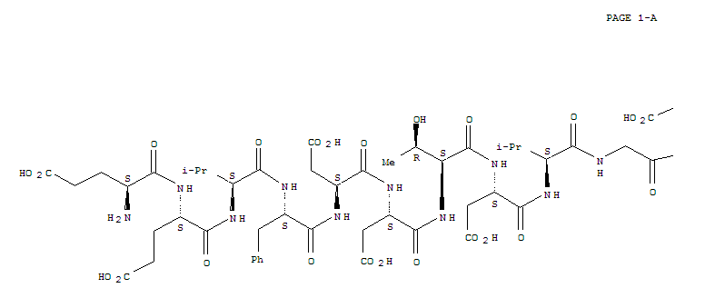 Structure of peptide I (Aplysia)