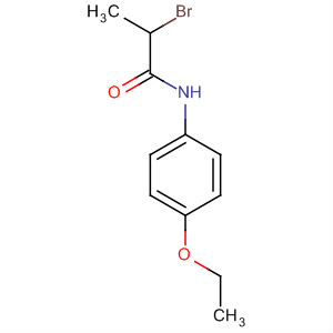 Structure of Propanamide, 2-bromo-N-(4-ethoxyphenyl)-
