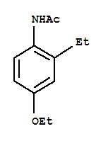 Structure of Acetamide,N-(4-ethoxy-2-ethylphenyl)-