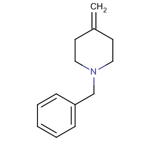 Structure of Piperidine, 4-methylene-1-(phenylmethyl)-