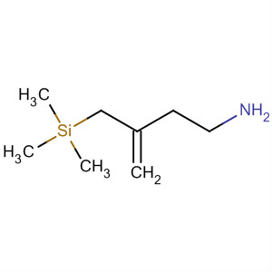 3-三甲基硅烷甲基-3-丁烯-1-胺结构式