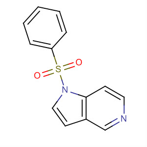 1H-Pyrrolo[3,2-c]pyridine, 1-(phenylsulfonyl)-结构式