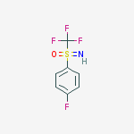 Structure of S-trifluoromethyl-p-fluorophenylsulfoximine