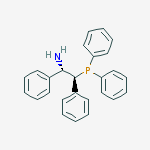 Structure of (1S,2S)-2-(Diphenylphosphino)-1,2-diphenylethylamine, min. 97%