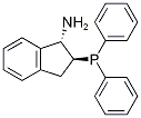 Structure of (1S,2S)-2-(Diphenylphosphino)-2,3-dihydro-1H-inden-1-amine, min. 97% (10wt% in THF)