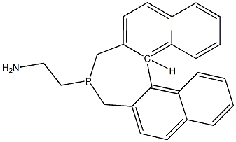 Structure of 2-[(11bR)-3,5-dihydro-4H-dinaphtho[2,1-c:1',2'-e]phosphepin-4-yl]ethyl]amine, min. 97%