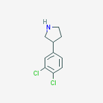 Structure of 3-(3,4-Dichlorophenyl)pyrrolidine