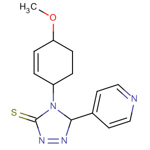 Structure of 3H-1,2,4-Triazole-3-thione,2,4-dihydro-4-(4-methoxyphenyl)-5-(4-pyridinyl)-