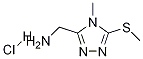 Structure of (4-METHYL-5-(METHYLTHIO)-4H-1,2,4-TRIAZOL-3-YL)METHANAMINE HYDROCHLORIDE
