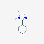 Structure of 4-(5-Methyl-1H-iMidazol-2-yl)piperidine