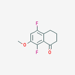 Structure of 5,8-Difluoro-7-methoxy-3,4-dihydronaphthalen-1(2H)-one