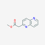Structure of Methyl 2-(1,5-naphthyridi...