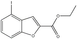 Structure of 4-Iodo-benzofuran-2-carboxylic acid ethyl ester