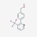 Structure of {4-[3-(Trifluoromethyl)-2-pyridinyl]-phenyl}methanol