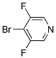 Structure of 4-bromo-3,5-difluoropyridine