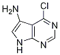 Structure of 7H-Pyrrolo[2,3-d]pyrimidin-5-amine, 4-chloro-
