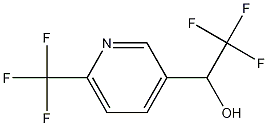2,2,2-Trifluoro-1-(6-(trifluoromethyl)pyridin-3-yl)ethanol结构式