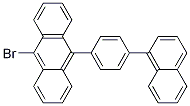 Structure of 9-broMo-10-(4-(naphthalen-1-yl)phenyl)anthracene