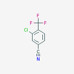 Structure of 3-CHLORO-4-(TRIFLUOROMETHYL)BENZONITRILE