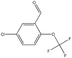 Structure of 5-chloro-2-(trifluoromethoxy)benzaldehyde