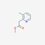 Structure of Methyl 2-(3-methylpyridin-2-yl)acetate