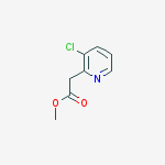 Structure of Methyl 2-(3-chloropyridin-2-yl)acetate