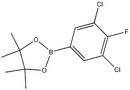 Structure of 2-(3,5-Dichloro-4-fluorophenyl)-4,4,5,5-tetramethyl-1,3,2-dioxaborolane