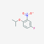 Structure of 4-FLUORO-1-ISOPROPOXY-2-NITROBENZENE