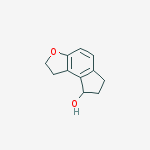 Chemical structure of 2,6,7,8-tetrahydro-1H-indeno[5,4-b]furan-8-ol