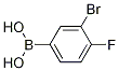 Structure of 3-Bromo-4-fluorophenylboronic acid 