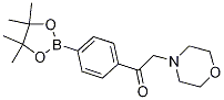 Structure of 1-(4-morpholinyl)-2-[4-(4,4,5,5-tetramethyl-1,3,2-dioxaborolan-2-yl)phenyl]-Ethanone