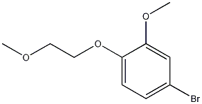 Structure of 4-Bromo-(2-methoxyethoxy)anisole