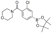 Structure of (2-Chloro-4-(4,4,5,5-tetramethyl-1,3,2-dioxaborolan-2-yl)phenyl)(morpholino)methanone