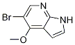Structure of 5-BroMo-4-Methoxy-1H-pyrrolo[2,3-b]pyridine