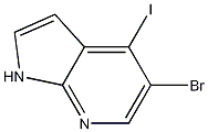 Structure of 5-Bromo-4-Iodo-1H-Pyrrolo[2,3-B]Pyridine