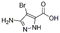 Structure of 3-AMino-4-broMo-1H-pyrazol-5-carboxylic acid